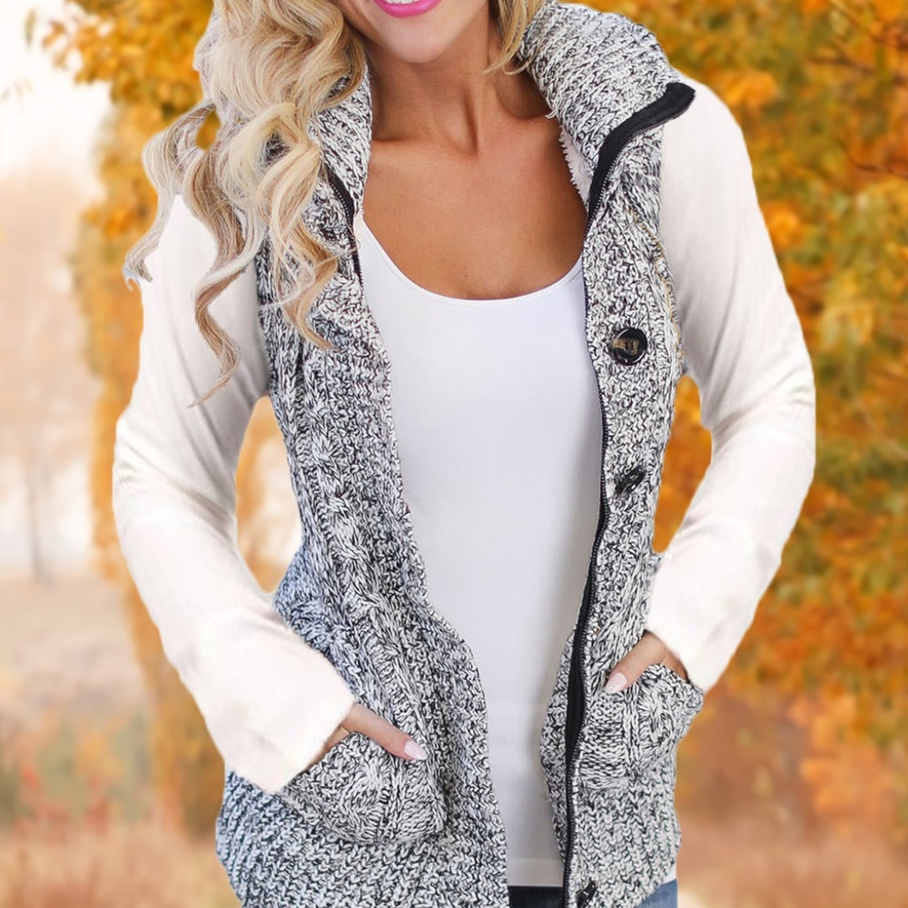 Cable-Knit Sweater Vest